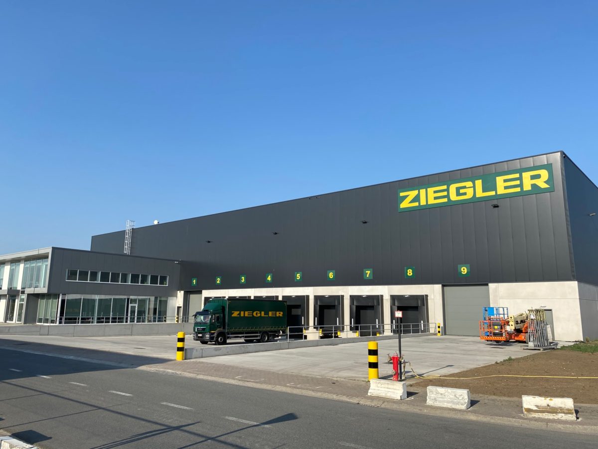 NEW ZIEGLER BUILDING AT BRUSSELS AIRPORT