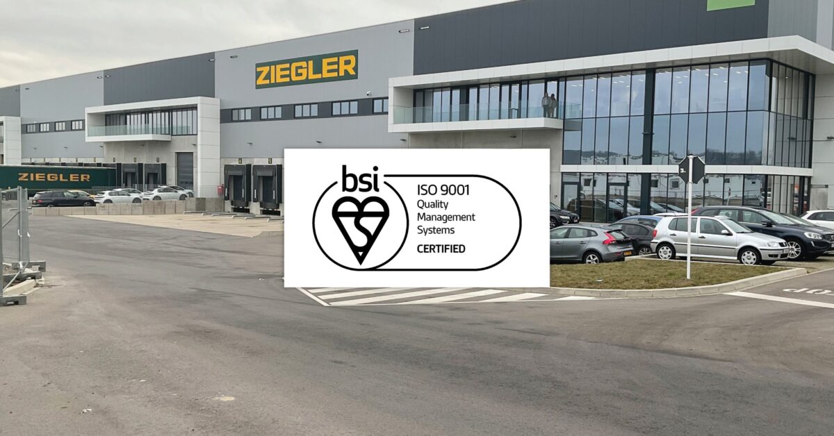 Ziegler Luxembourg certifié ISO 9001 : 2015