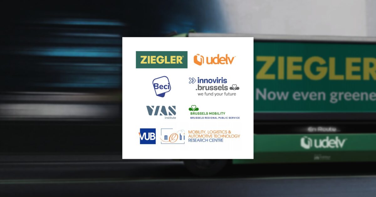 Om autonome leveringen in Brussel te lanceren, omringt Ziegler Group zich met partners