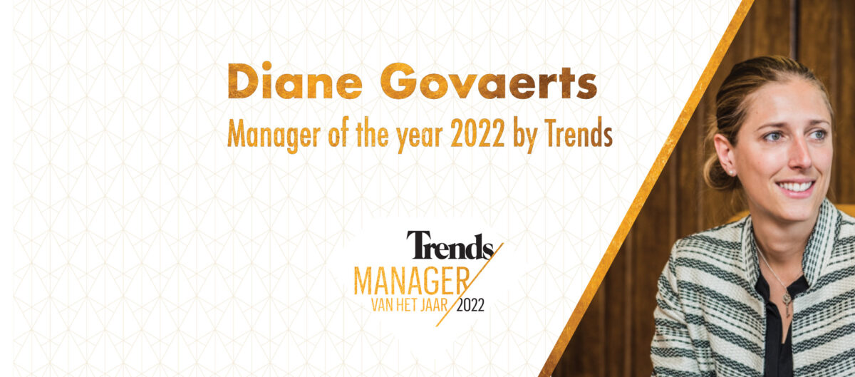 Diane Govaerts – CEO of Ziegler – is Awarded ‘Manager of the Year 2022’ by Trends Tendances
