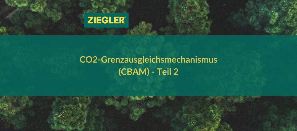 Der CO2-Grenzausgleichsmechanismus (CBAM): Ein Leitfaden für Unternehmen. Teil 2.